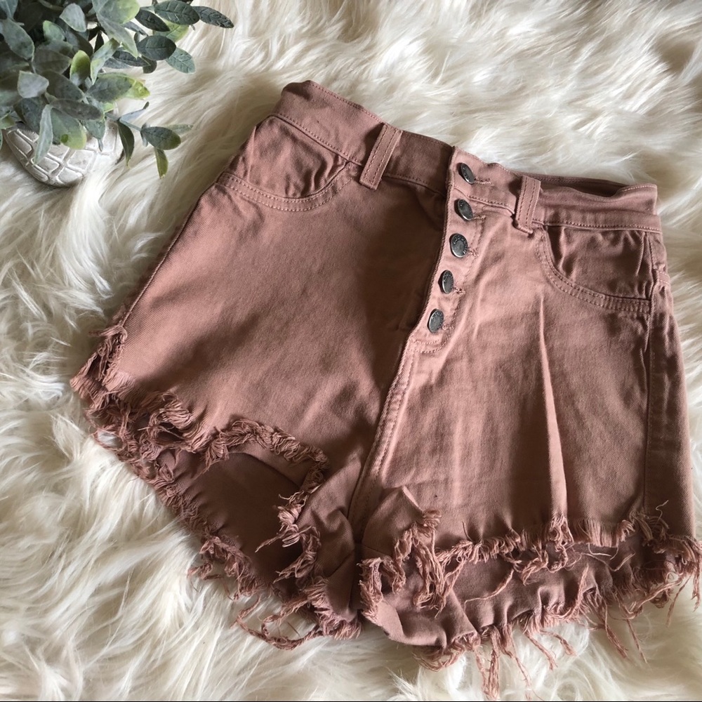 High waisted shorts